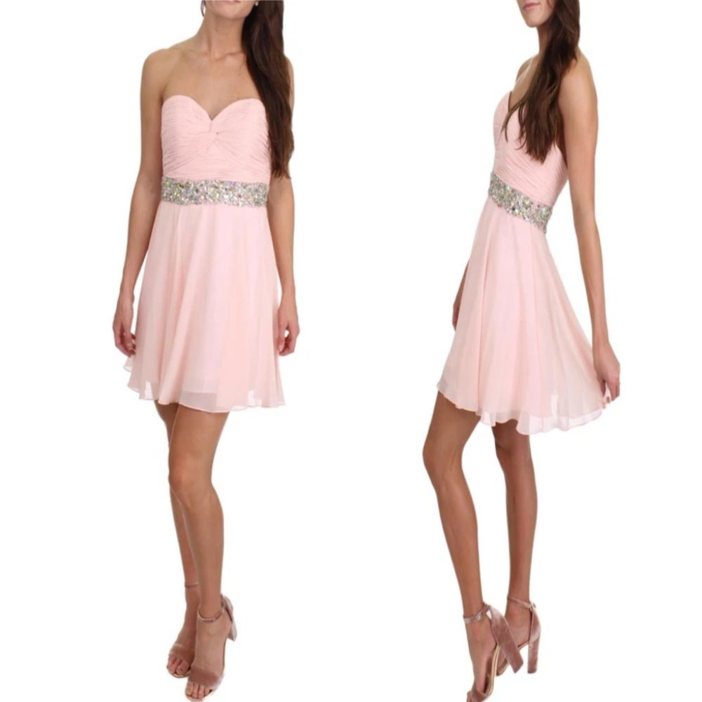 Feminine Pink Prom or Party Dress NEW 8 or 10